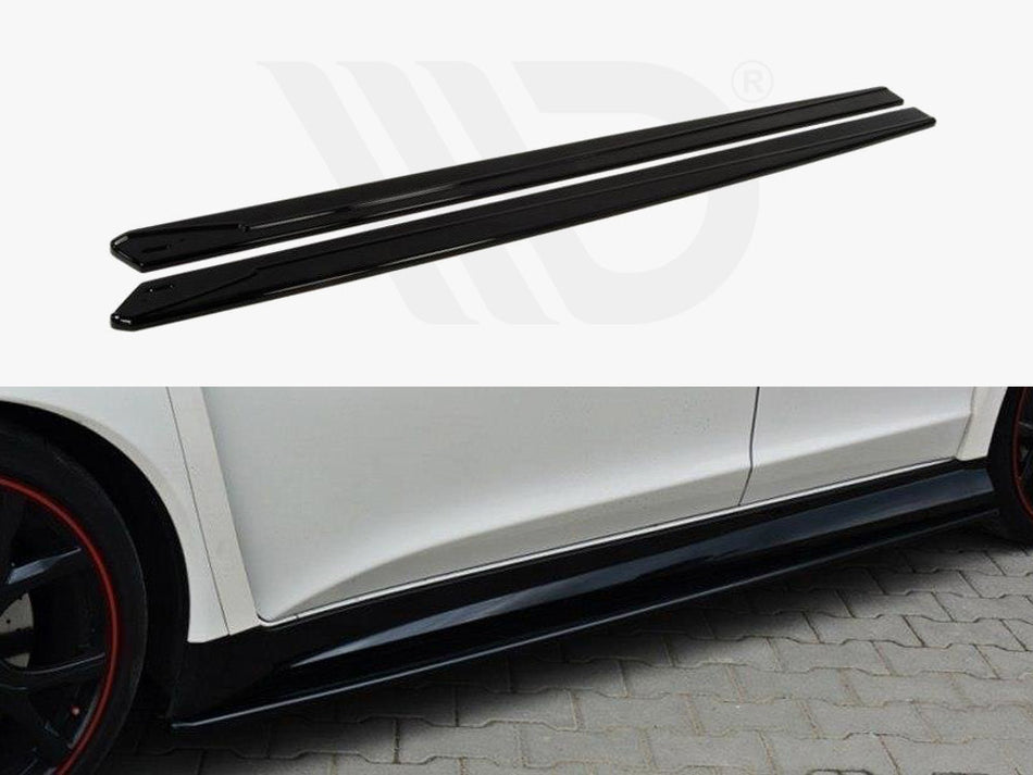 MAXTON DESIGN Side Skirts Diffusers Honda Civic IX Type R (2015-2017) - Carbon Look