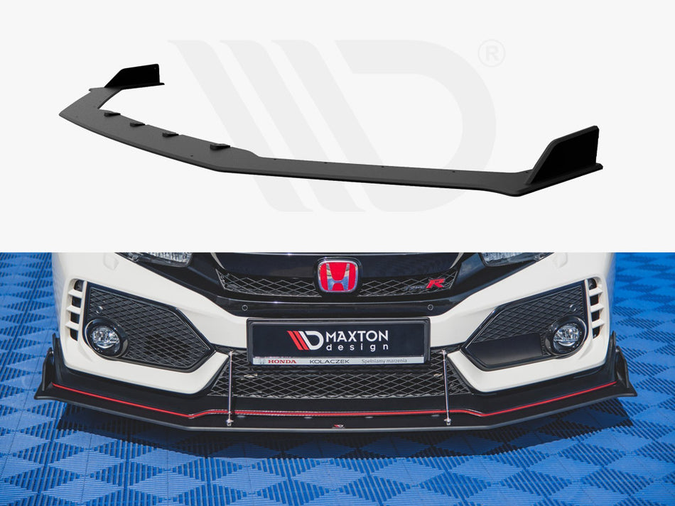 MAXTON DESIGN Street PRO Front Splitter Honda Civic X Type-R