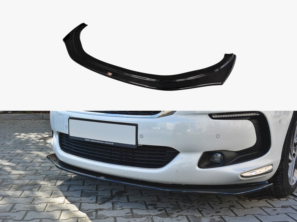 Maxton Design Front Splitter V.2 Citroen DS5 - Carbon Look - CI-DS5-1/1F-FD2C - Image 1