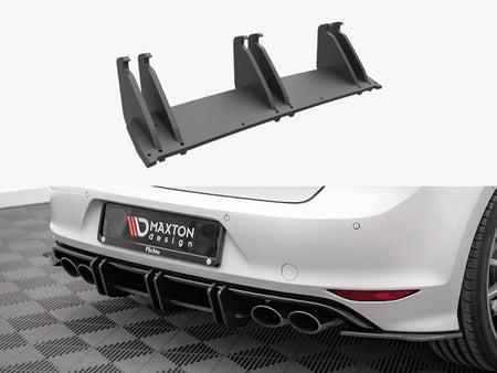 Maxton Design Street PRO Rear Diffuser VW Golf R MK7 (2013-2016) - VWGO7RCNC-RS1B - Image 1