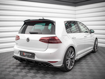 Street PRO Rear Side Splitters + Flaps VW Golf R Mk7