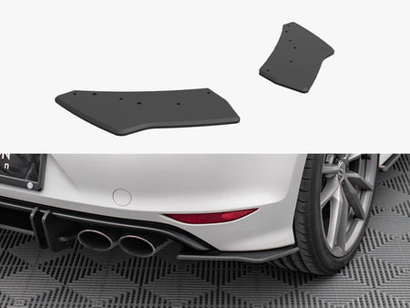 Maxton Design Street PRO Rear Side Splitters VW Golf R Mk7 - VWGO7RCNC-RSD1B - Image 1
