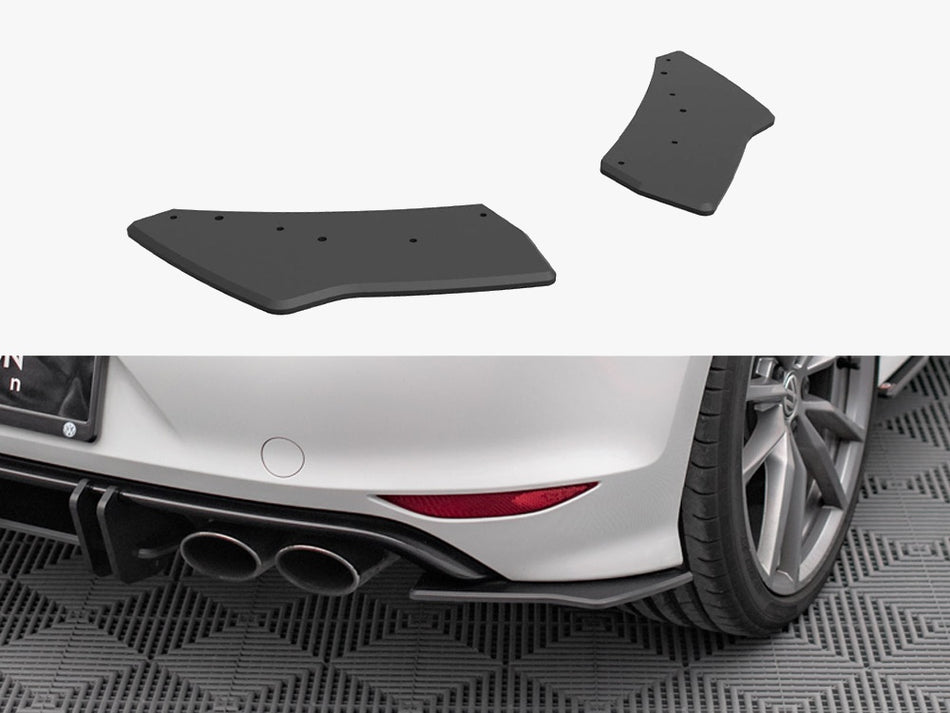 Maxton Design Street PRO Rear Side Splitters VW Golf R Mk7 - VWGO7RCNC-RSD1B - Image 1