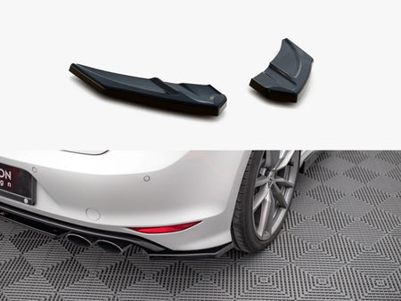 Rear Side Splitters V.3 VW Golf R Mk7 - Carbon Look