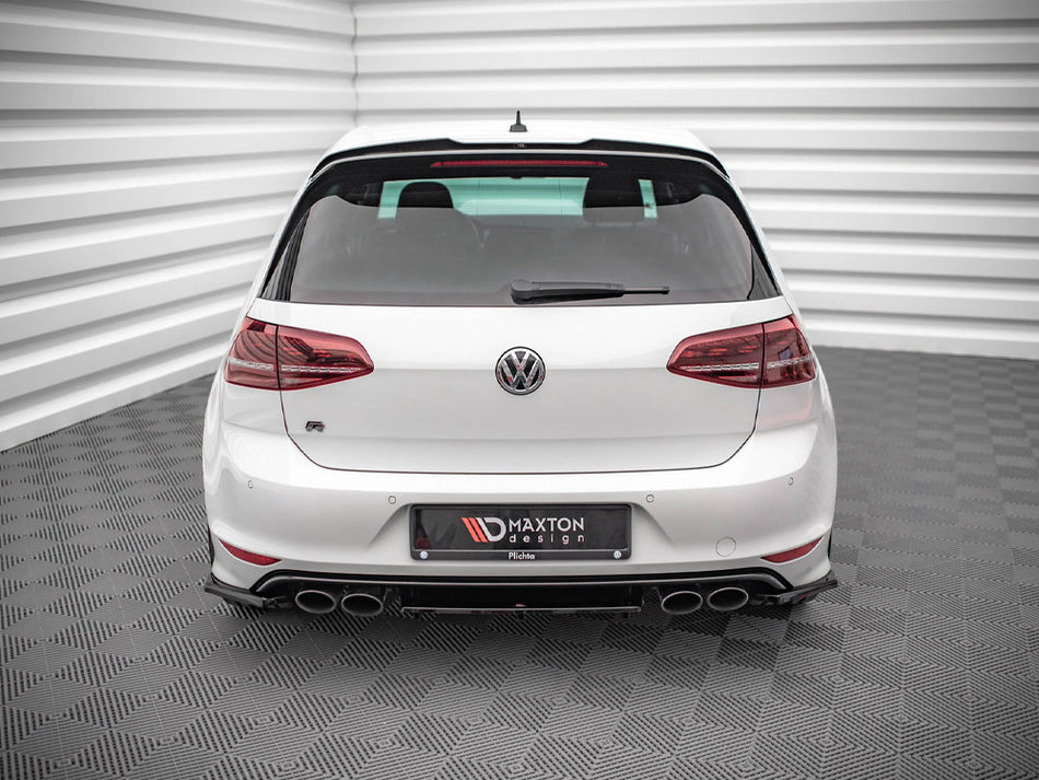 Maxton Design Rear Side Splitters V.3 VW Golf R Mk7 - Carbon Look - VW-GO-7-R-RSD3C - Image 2