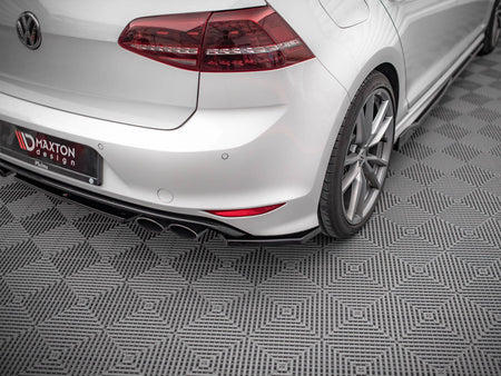 Rear Side Splitters V.3 VW Golf R Mk7 - Carbon Look