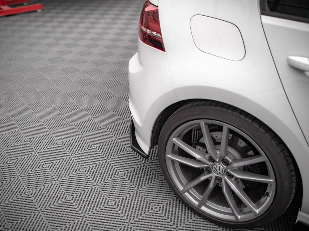 Rear Side Splitters V.3 VW Golf R Mk7 - Carbon Look