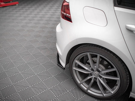 Rear Side Splitters V.3 VW Golf R Mk7 - Carbon Look