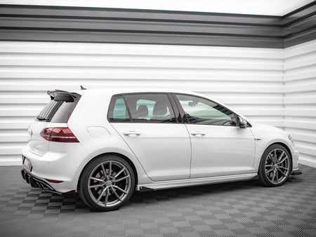 Maxton Design Street PRO Side Skirts Diffusers + Flaps VW Golf R Mk7 - VWGO7RCNC-SD1B+SRF1G - Image 2