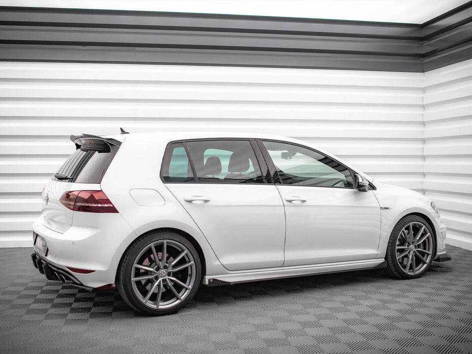 Maxton Design Street PRO Side Skirts Diffusers + Flaps VW Golf R Mk7 - VWGO7RCNC-SD1B+SRF1G - Image 2
