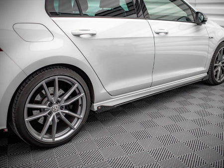 Maxton Design Street PRO Side Skirts Diffusers + Flaps VW Golf R Mk7 - VWGO7RCNC-SD1B+SRF1G - Image 3