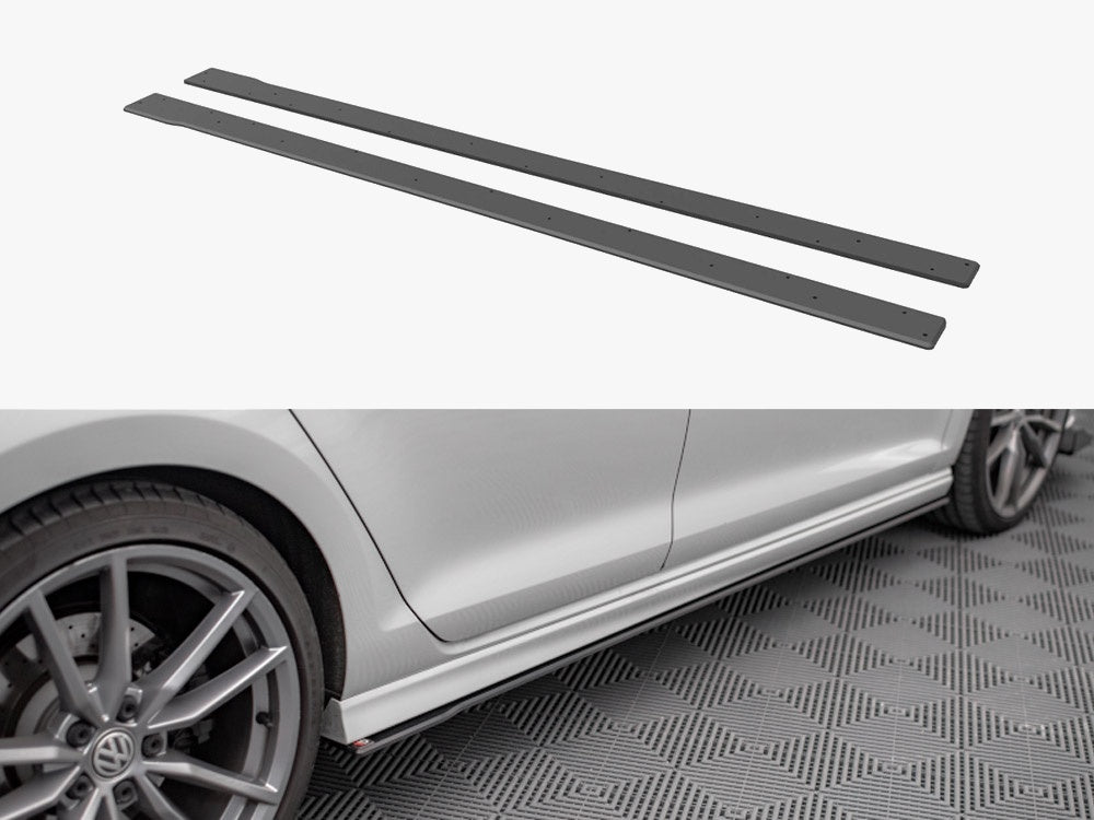 Maxton Design Street PRO Side Skirts Diffusers VW Golf R Mk7 - VWGO7RCNC-SD1B - Image 1
