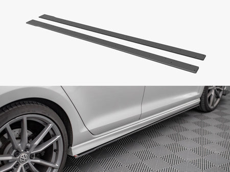 Maxton Design Street PRO Side Skirts Diffusers VW Golf R Mk7 - VWGO7RCNC-SD1B - Image 1