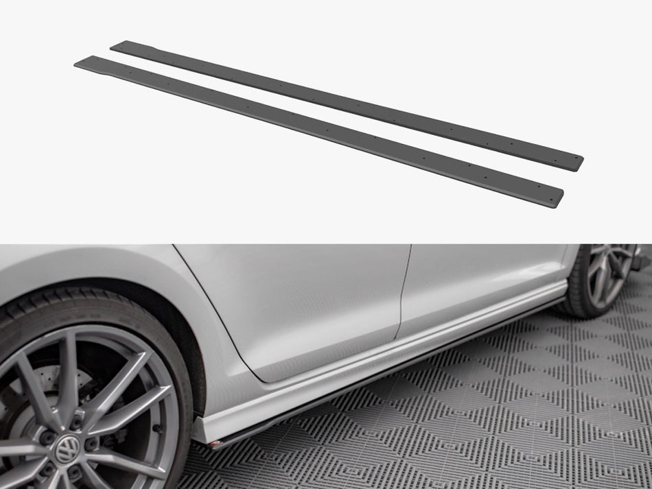 Maxton Design Street PRO Side Skirts Diffusers VW Golf R Mk7 - VWGO7RCNC-SD1B - Image 1