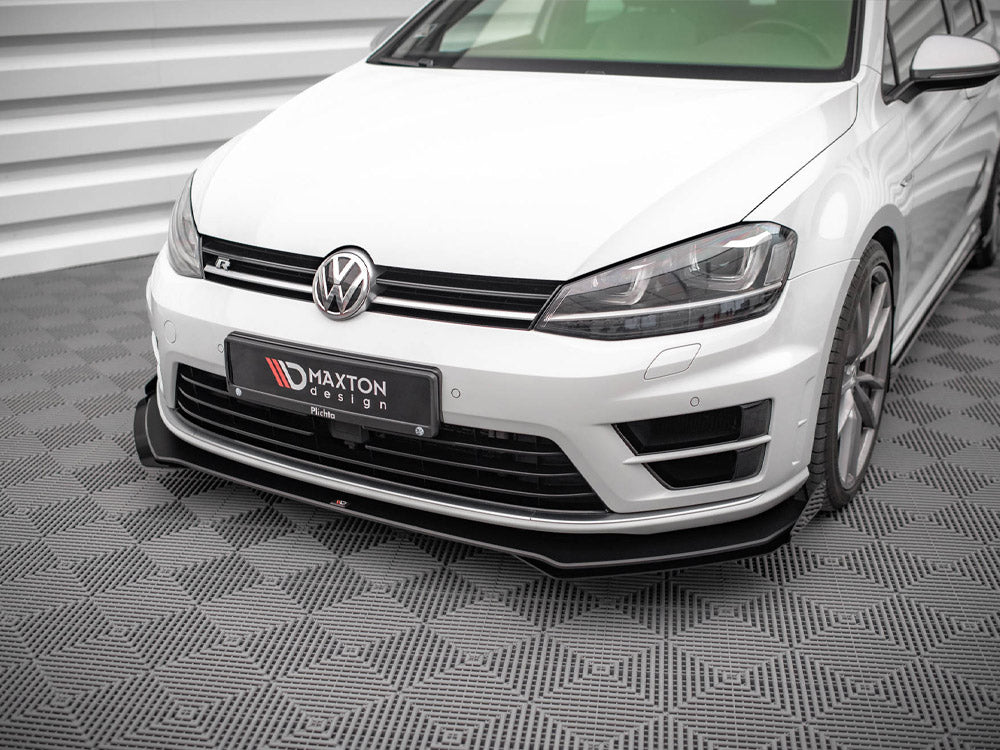 Maxton Design Street PRO Front Splitter V.1 + Flaps VW Golf R Mk7 - VWGO7RCNC-FD1B+FSF1G - Image 3