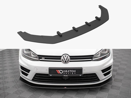 Maxton Design Street PRO Front Splitter V.2 VW Golf R Mk7 - VWGO7RCNC-FD2B - Image 1