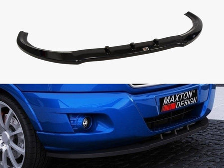 Maxton Design Front Splitter Ford Transit MK8 - Carbon Look - FO-TR-8-FD1C - Image 1