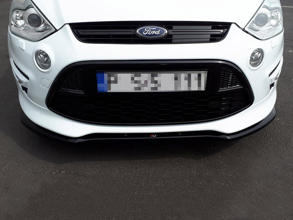 MAXTON DESIGN Front Splitter Ford S-max Titanium Facelift (2010-2015) - Carbon Look