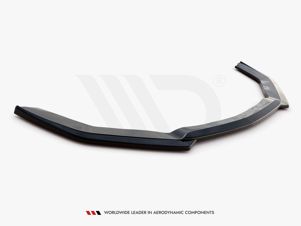 Maxton Design Front Splitter Ford Mustang Mk6 Facelift (2018-) - Carbon Look - FO-MU-6F-FD1C - Image 4