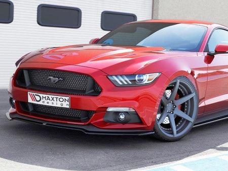 Maxton Design Front Splitter V.1 Ford Mustang Mk6 (2014-17) - FO-MU-6-FD1G - Image 1