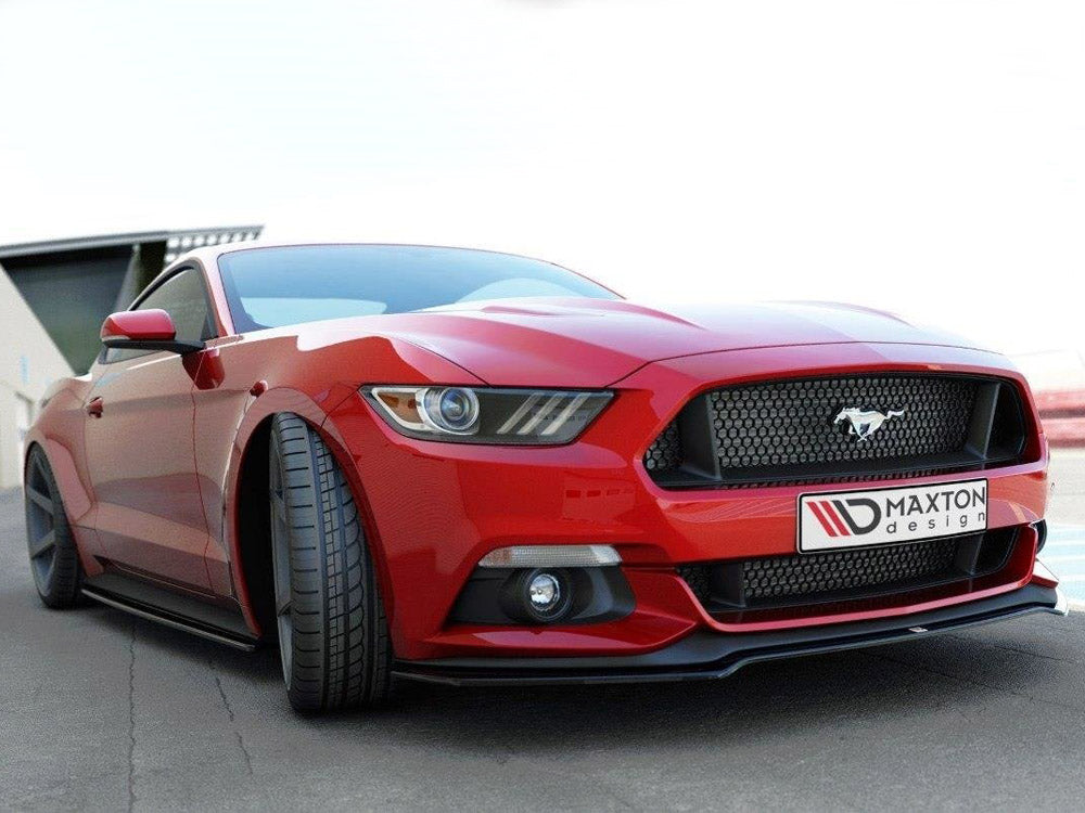 Maxton Design Front Splitter V.1 Ford Mustang Mk6 (2014-17) - FO-MU-6-FD1G - Image 2