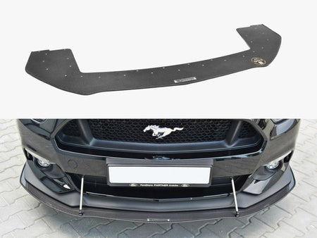 Maxton Design Front Racing Splitter Ford Mustang GT Mk6 - FO-MU-6-GT-CNC-FD1A - Image 1