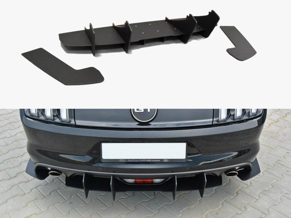 Maxton Design Ford Mustang MK6 GT - Rear Diffuser (2014-17) - FO-MU-6-GT-CNC-RS1A - Image 1