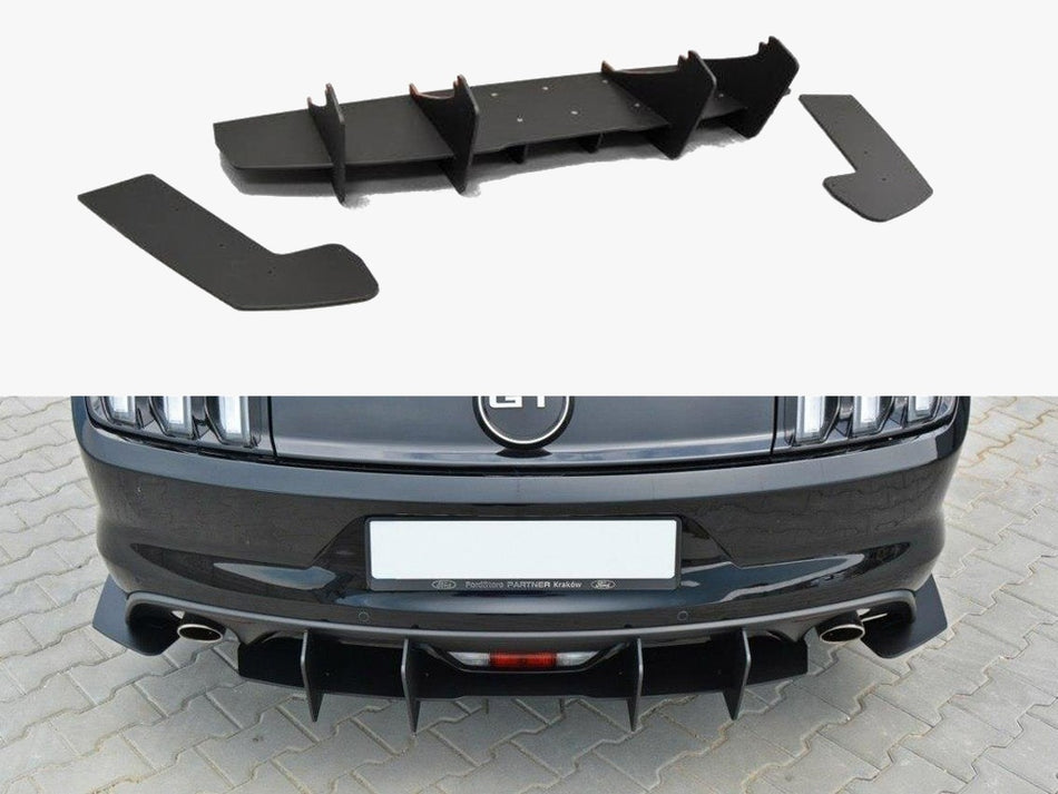 Maxton Design Ford Mustang MK6 GT - Rear Diffuser (2014-17) - FO-MU-6-GT-CNC-RS1A - Image 1