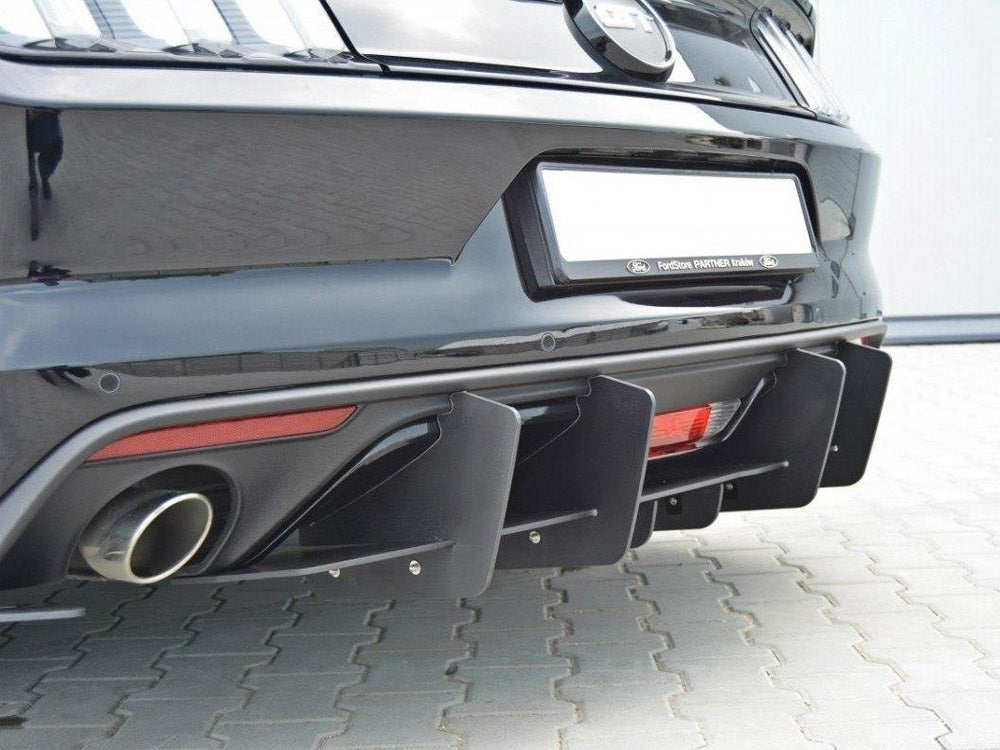 Maxton Design Ford Mustang MK6 GT - Rear Diffuser (2014-17) - FO-MU-6-GT-CNC-RS1A - Image 4