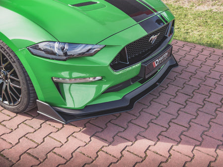 Maxton Design Street PRO Front Splitter V.2 Ford Mustang GT Mk6 Facelift - FOMU6FGTCNC-FD2B - Image 3