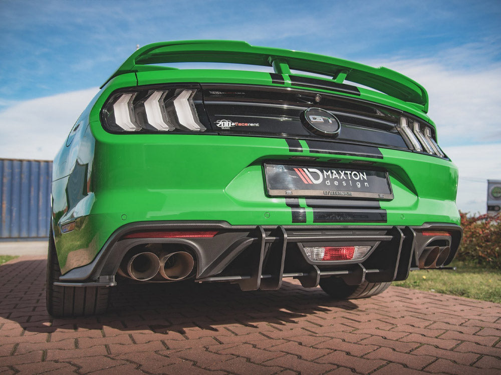 Maxton Design Street PRO Rear Diffuser Ford Mustang GT Mk6 Facelift - FOMU6FGTCNC-RS1B - Image 4
