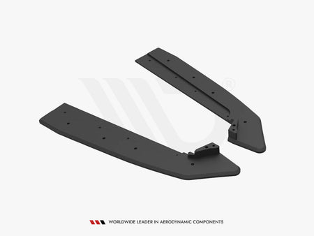 Maxton Design Street PRO Rear Side Splitters V.1 Ford Mustang GT MK6 Facelift - FOMU6FGTCNC-RSD1B - Image 4