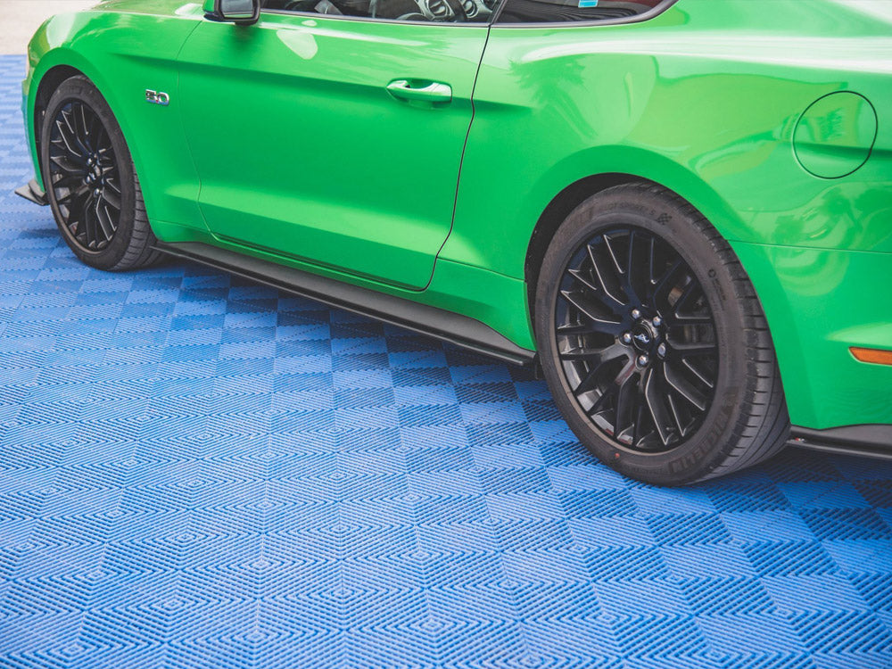 Maxton Design Street PRO Side Skirts Diffusers V.1 Ford Mustang GT Mk6 Facelift - FOMU6FGTCNC-SD1B - Image 3