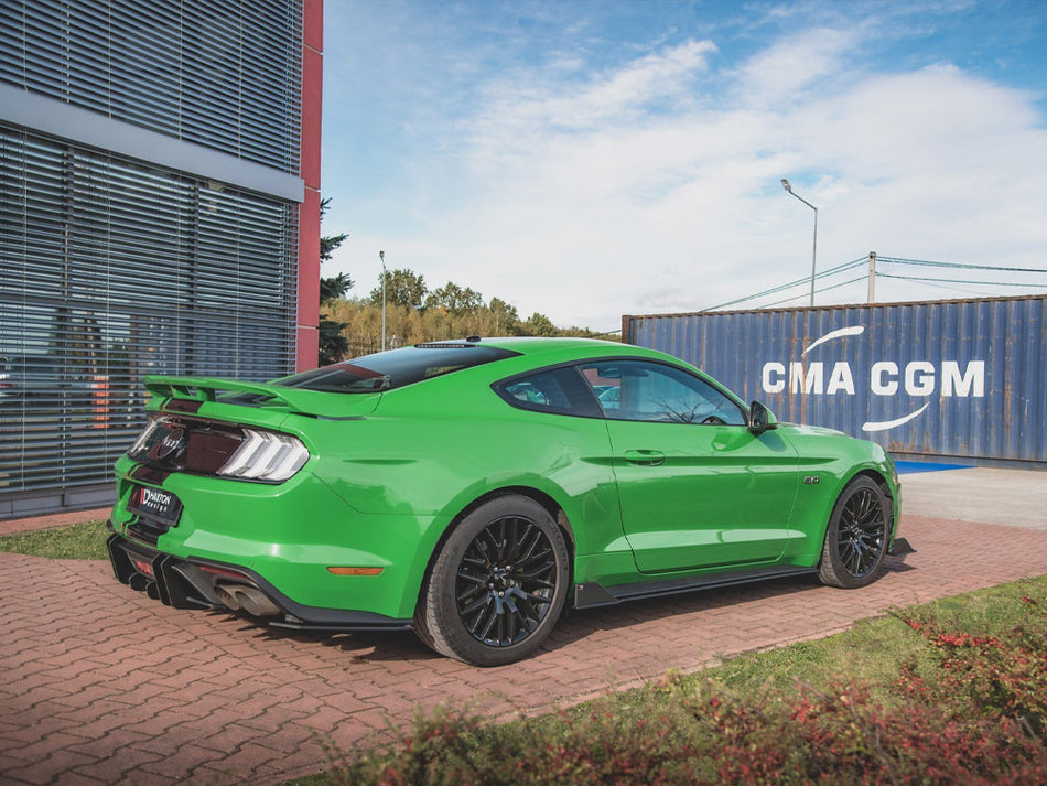 Maxton Design Street PRO Side Skirts Diffusers V.2 Ford Mustang GT Mk6 Facelift - FOMU6FGTCNC-SD2B - Image 2