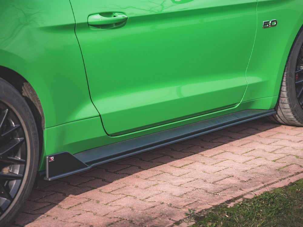 Maxton Design Street PRO Side Skirts Diffusers V.2 Ford Mustang GT Mk6 Facelift - FOMU6FGTCNC-SD2B - Image 3
