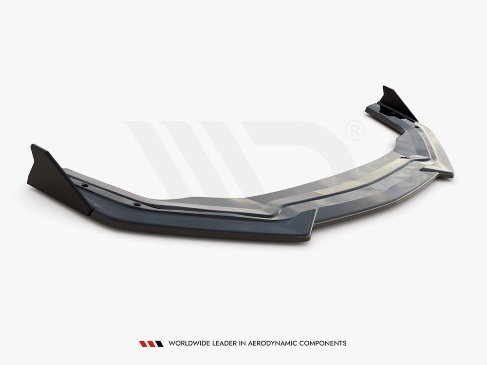 Maxton Design Front Splitter V.1 + Flaps Ford Mustang GT Mk6 Facelift - FO-MU-6F-GT-FD1G+FSF - Image 5