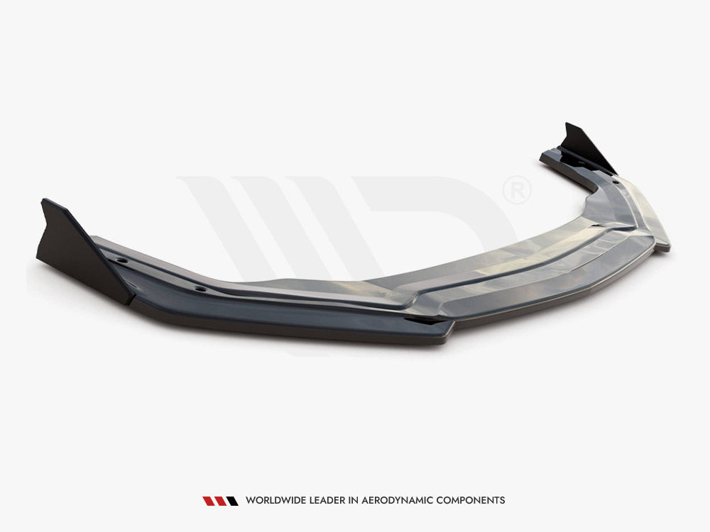 Maxton Design Front Splitter V.2 + Flaps Ford Mustang GT Mk6 Facelift - FO-MU-6F-GT-FD2G+FSF - Image 6