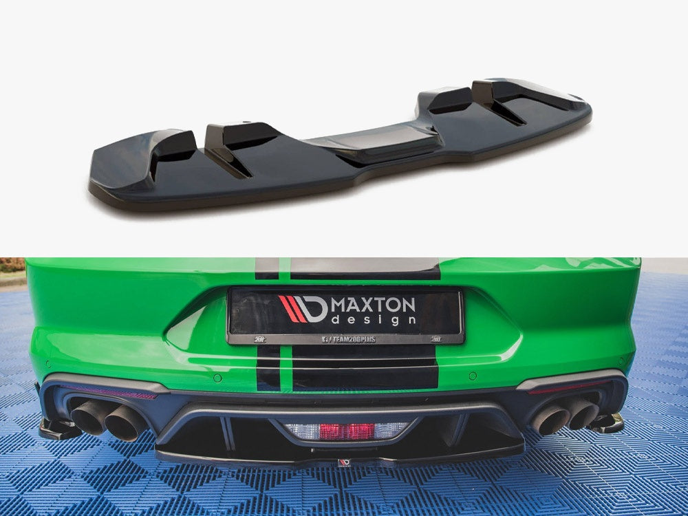 Maxton Design Central Rear Splitter Ford Mustang GT Mk6 Facelift (2017-) - FO-MU-6F-GT-RD1G - Image 1