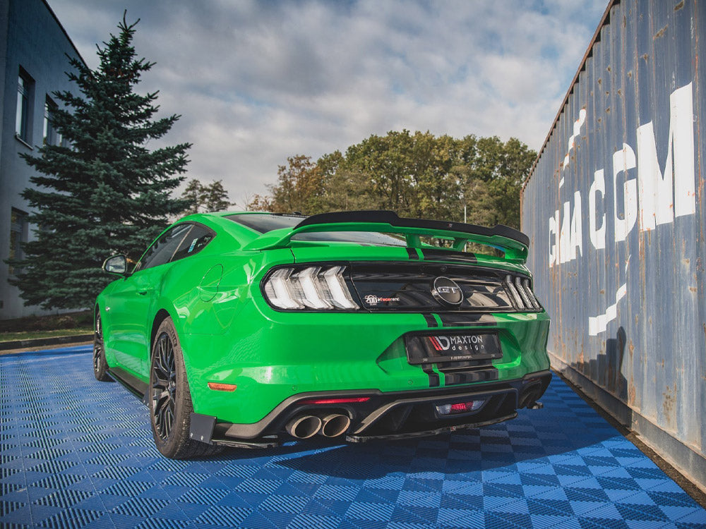 Maxton Design Rear Side Splitters V.1 + Flaps Ford Mustang GT Mk6 Facelift - FO-MU-6F-GT-RSD1G+RSF - Image 2