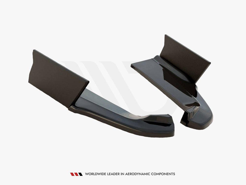 Maxton Design Rear Side Splitters V.1 + Flaps Ford Mustang GT Mk6 Facelift - FO-MU-6F-GT-RSD1G+RSF - Image 6