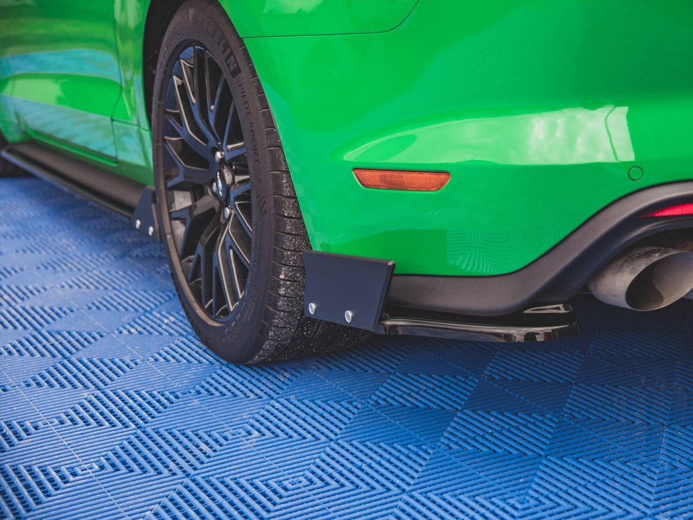 Maxton Design Rear Side Splitters V.1 + Flaps Ford Mustang GT Mk6 Facelift - FO-MU-6F-GT-RSD1G+RSF - Image 3