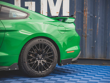 Maxton Design Rear Side Splitters V.1 + Flaps Ford Mustang GT Mk6 Facelift - FO-MU-6F-GT-RSD1G+RSF - Image 4