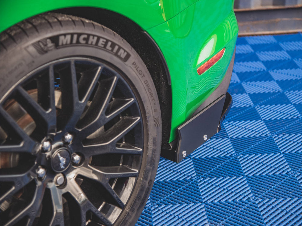 Maxton Design Rear Side Splitters V.1 + Flaps Ford Mustang GT Mk6 Facelift - FO-MU-6F-GT-RSD1G+RSF - Image 5