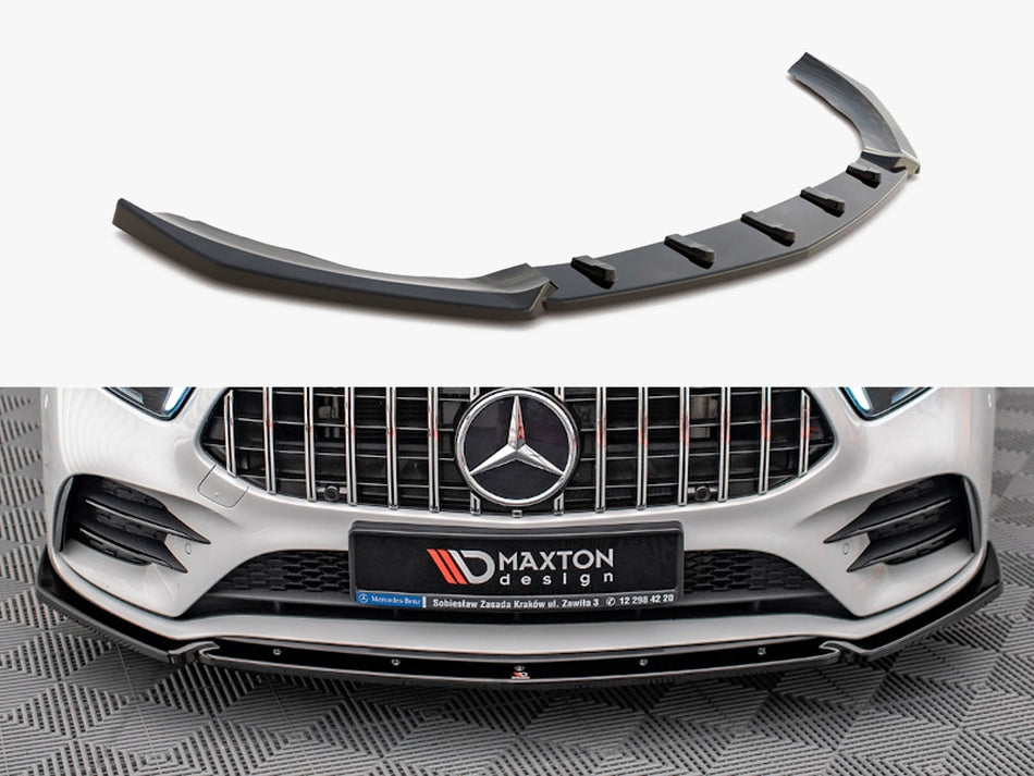 Maxton Design Front Splitter V.4 Mercedes A35 AMG / AMG-Line W177 - ME-A-177-AMGLINE-FD1G - Image 1