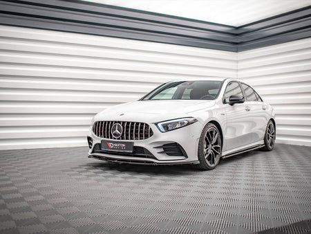 Maxton Design Front Splitter V.4 Mercedes A35 AMG / AMG-Line W177 - ME-A-177-AMGLINE-FD1G - Image 2