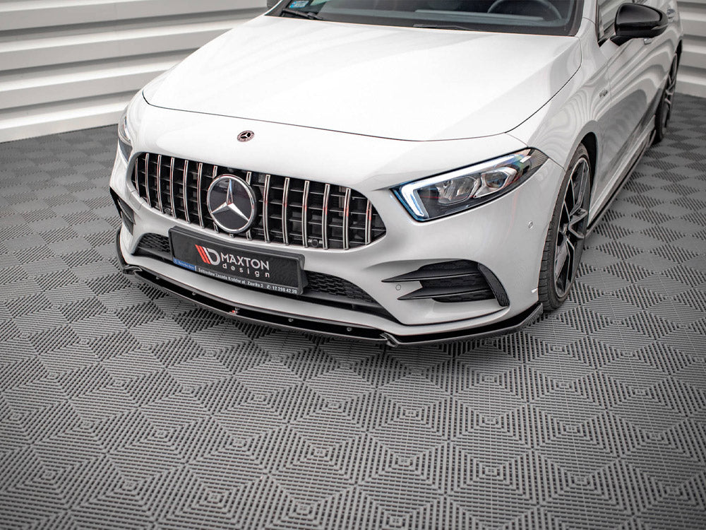 Maxton Design Front Splitter V.4 Mercedes A35 AMG / AMG-Line W177 - ME-A-177-AMGLINE-FD1G - Image 4