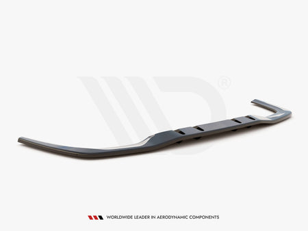 Maxton Design Rear Splitter (Vertical Bars) V.1 Mercedes A 35 AMG Sedan V177 - Carbon Look - ME-A-177-35-S-RD1C+RD2C - Image 4