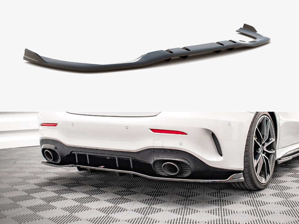 Maxton Design Rear Splitter (Vertical Bars) V.2 Mercedes A 35 AMG Sedan V177 - ME-A-177-35-S-RD3G+RD4G - Image 1