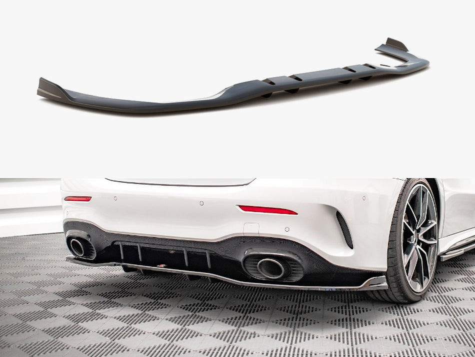 Maxton Design Rear Splitter (Vertical Bars) V.2 Mercedes A 35 AMG Sedan V177 - ME-A-177-35-S-RD3G+RD4G - Image 1