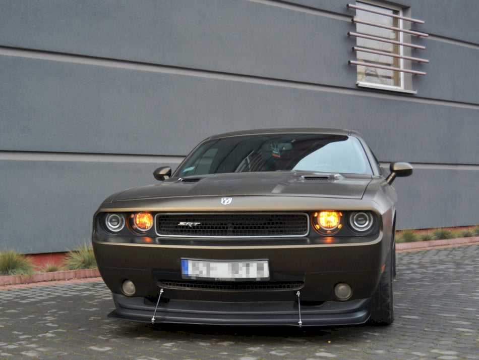 Maxton Design Hybrid Front Splitter V.1 Dodge Challenger Mk3 PHASE-1 SRT8 Coupe - DO-CHL-3-SRT8-FD1G+CNCA - Image 1